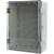 塑料配电箱工程用户外防水盒卡扣工厂用基业箱防雨防水电箱 210*130*110mm+底板