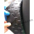 定制柳叶纹防滑橡胶垫人字形胶板绿色蓝色4S店新能源工位地垫 黑色3MM厚  1米*1米 黑色5MM厚 整卷1米*10米