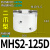 创思艺三爪卡盘气爪MHS3-16D/20/25/32/40/50/63/80SMC型气动手指气缸 黑色 MHS2-125D 
