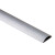 蓓尔蓝 WZD0009 铝合金线槽板 明装耐踩弧形地线槽走线槽金属穿线布线槽 8号加厚1米