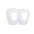 盾守 滤棉盖 6800防毒面具全面罩配件 滤棉盖 透明100个 （计量单位：个）