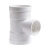 联塑（LESSO）90°异径三通PVC-U排水配件白色 dn315×200