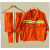 夏季短袖长袖环卫工装道路清洁高速养护反光条工作服套装薄劳保服 橘色薄长袖套装 XXL