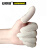 安赛瑞 乳胶手指套 1000只装一次性劳保防滑指套 白色 均码 12517
