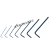 L型内六角扳手1.0 扳手M0.7/0.9/1.3/1.5/2/2.5/3/4MM平头 0.71-3MM 日本产