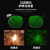 定制电焊玻璃眼镜焊工专用护目镜防强光防氩弧光防护眼镜变光面罩 升级版J0-墨绿+镜盒