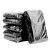 斯威诺 N-3546 大号黑色加厚平口垃圾袋 物业环卫商用学校塑料袋 60*80CM50个