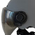 沸耐笙 FNS-27073 骑行头盔常规通用安全帽/非3C 喷漆雅灰茶色镜片 1顶