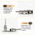 贝傅特 点胶机针头 工业用50mm加长空心单管平口精密不锈钢出胶针 25G-50MM(12个装） 