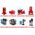 XBD立卧式单级消防喷淋深井泵CGDLF多级泵成套增稳压生活供水设备 红色XBD8.0/5G-65L15kw CCCF