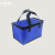 铝箔保温手提配送袋加厚隔热外卖袋 2个装蓝色中号25*15*19cm