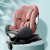 英氏（YEEHOO）婴儿汽车安全座椅宝宝可坐可躺360度旋转座椅车载通用儿童0-7岁 安全座椅极光粉(0-7岁)