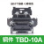 TBR-10接线端子排导轨组合式铜排连接器TBD-10A端子座20A/30A双层 TBD-10A (铜件)双层 100只/盒