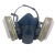 SNWFH/舒耐威 自吸过滤式防毒面具套装 SNW7712 含面罩×1+滤毒盒×2 1套 蓝色 