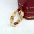 卡地亚（Cartier）戒指男女同款3.6毫米宽LOVE结婚对戒情侣婚戒 预售1 B4085000 18K黄金色 46