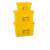 黄色周转箱 40L/60L/100L 收纳整理收集箱垃圾利器盒 40L 长宽高47.5*35*26cm