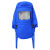 定制耐低温防护面罩LNG液化加气站冷库专用头罩防寒防冻防液氮头罩 防水防液氮手套蓝色38CM