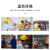 上海安全帽工地安立通施工领导透气ABS玻璃钢建筑工程安全头盔 红色国标三筋透气款