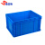 斯奈斯 EU箱物流箱周转箱收纳箱零件储物箱蓝色翻盖600*400*340