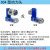 腾锟  4号BT40型防水结构型钻磨镗铣电机组合高精度动力头主轴头 蓝色普通BT40+2200W电机 