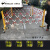 定制电力施工安全护栏玻璃钢绝缘移动伸缩围栏道路警示隔离栏栅栏 红白色1.2米高4米长