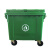 环卫垃圾桶大容量大型户外挂车垃圾车塑料环保果皮箱带盖660升 660L 户外垃圾桶