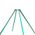 罗德力 金属支撑架固定器 镀锌钢管绿色树木防风 40管*厚度1.2mm长2.5m四角+抱箍