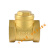 黄铜止回阀水管水泵用逆止阀自来水单向阀 特大DN25(软密封)(1寸)