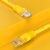 沃德森超五类网线 高速CAT5e百兆网络连接线 电脑网络跳线 超五类跳线 黄色3米