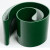 适用于绿色平面PVC传动带流水线耐磨防滑爬坡环形挡板输送带工业平皮带 绿色