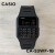 元族工控自动化手表CASIO CA-53WF-1B 绝命毒师 黑色反显电子计算 DBC-611G-1 金表钢带