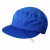 工作帽工厂车间定制网帽白色卫生帽耐磨 宝蓝头顶网（后脑勺有网兜） 均码
