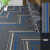 卫洋WYS-1979 拼接地垫 25*100cm PVC底-宝蓝 办公室酒店商用满铺条纹地毯