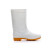 阿力牛 AZF74 白色卫生鞋靴 耐油耐酸碱劳保防护雨鞋 工厂食堂胶鞋  中低筒 41 