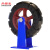 尚留鑫 超重型工业脚轮铁芯橡胶轮载重1吨 12寸定向轮