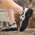 Jeep吉普男鞋夏季防撞户外登山鞋男士透气网面鞋子男耐磨运动鞋徒步鞋 沙色 39