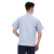 沪昆 JYT6603 短袖t恤夏季薄款工作服 银灰色 XL