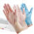 易美丽诺 WZ02355 一次性手套 TPE材质餐饮烘焙美容美发清洁防护防漏耐用手套 蓝色 M码
