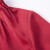 缺货 BUYE 品时尚百搭通勤纯色立领常规款木耳领木耳边荷叶袖套头女士上衣雪纺衫衬衫女衬衣 红色 L