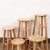 鲁普顿凳子换鞋凳实木方凳橡木凳子小板凳家用小矮凳整装小圆凳木头椅子 70高