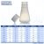 实验室塑料三角烧瓶25 50 100 125 250 500 1000 2000 mll螺口塑料 250ml