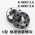 K-M95*1.5/2.0精密锁紧螺母轴向端面锁定机床丝杆防滑锁母背帽K型 K-M95*2.0 外径125mm厚度32mm