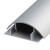 玛仕福 铝合金弧形地板线槽地槽 隐形地面防压防踩穿线槽 布线走线槽 4号(长1米) 