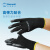 Raxwell RW-XR2462 涤纶针织丁腈工作手套，掌浸，黑色，L码，12副/袋