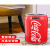智能垃圾桶感应式卫生间创意儿童电动自动网红可口可乐罐 小号桌面用红色可乐2L智能感