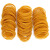 冰禹 BYlf-604 黄色橡皮筋 牛皮筋 橡胶圈橡胶 25黄 （直径2.8CM） 500g