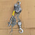 铝合金手扳葫芦款式电力施工紧线器拉紧器铝制手摇链条式葫芦 铝合金紧线器2吨*5米