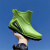 男士雨鞋夏季防滑耐磨工作劳保水鞋钓鱼胶鞋厨房外卖骑手专用雨靴 x325生命绿单鞋标准码 39