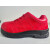 新品701宽头厚底增高劳保鞋安全鞋厨房鞋百搭款轻便舒适 红色 39