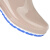 上海牌 302 高筒雨靴女士款 防滑耐磨防水时尚舒适PVC户外雨鞋可拆卸棉套 卡其色 37码